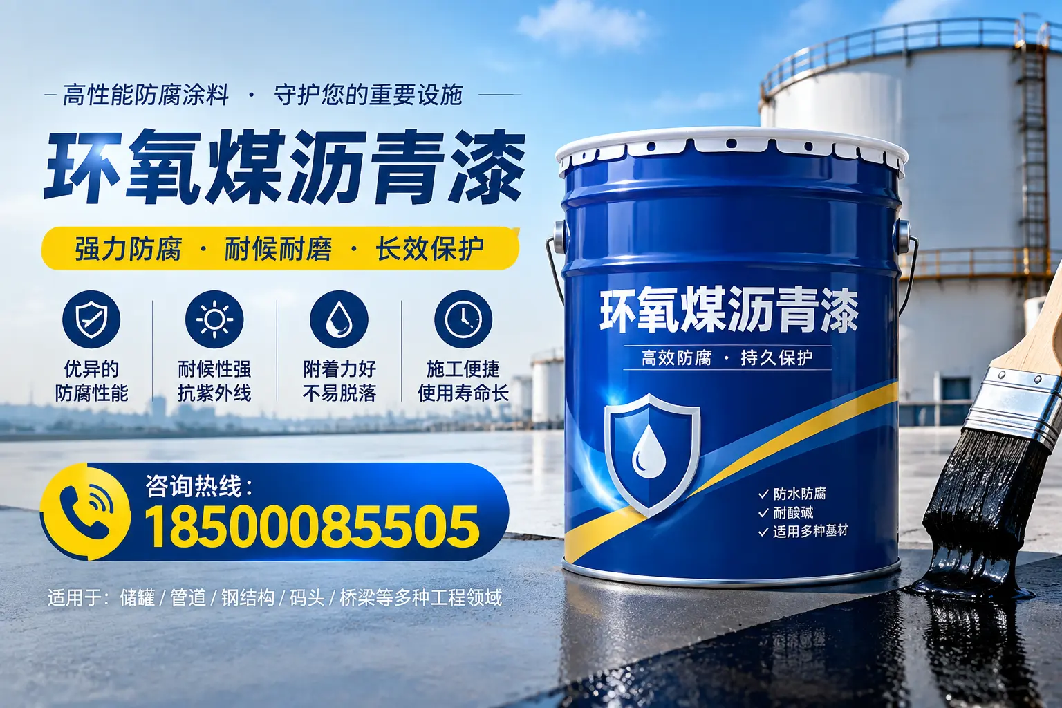 环氧煤沥青漆施工注意事项，确保汉中项目顺利进行